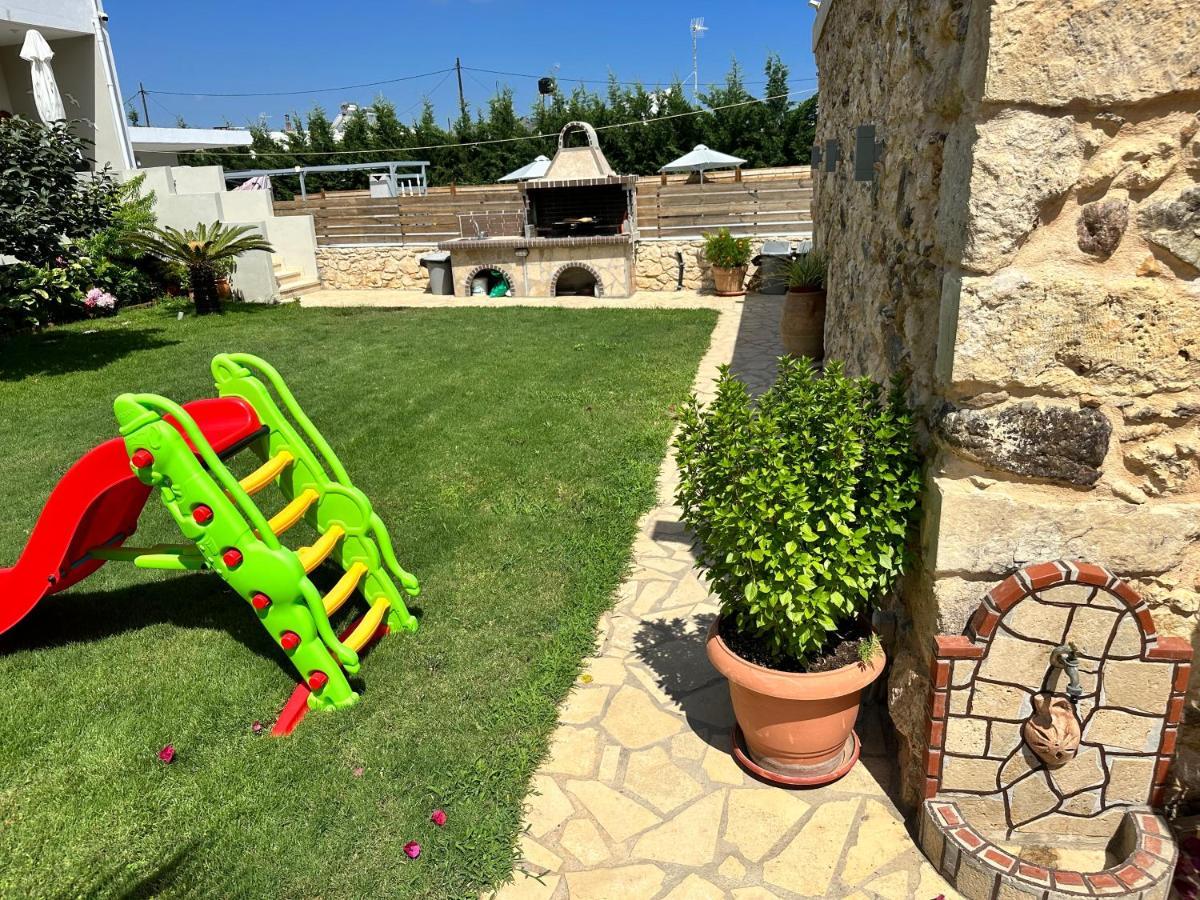 Bio Garden Stonehouse Villa Gonia Exterior foto